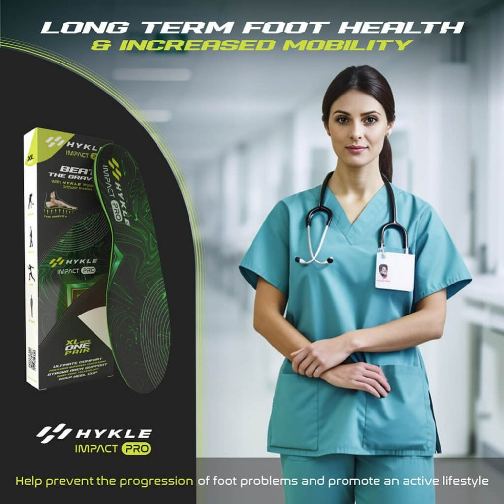 Long Term Foot  Health and Mobility with HYKLE Impact Pro, HIMPACT-XS, HYMPACT-S, HYMPACT-M, HYMPACT-L, HYMPACT-XL