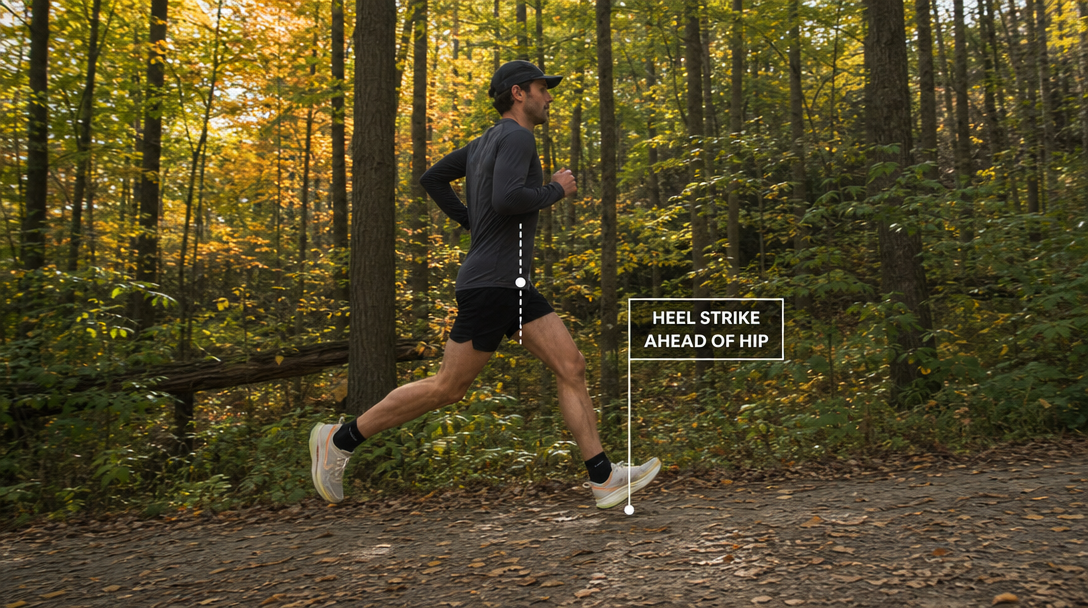 Overstriding Is Wrecking Your Knees: How to Fix Your Form (and Support Your Joints While You Retrain)