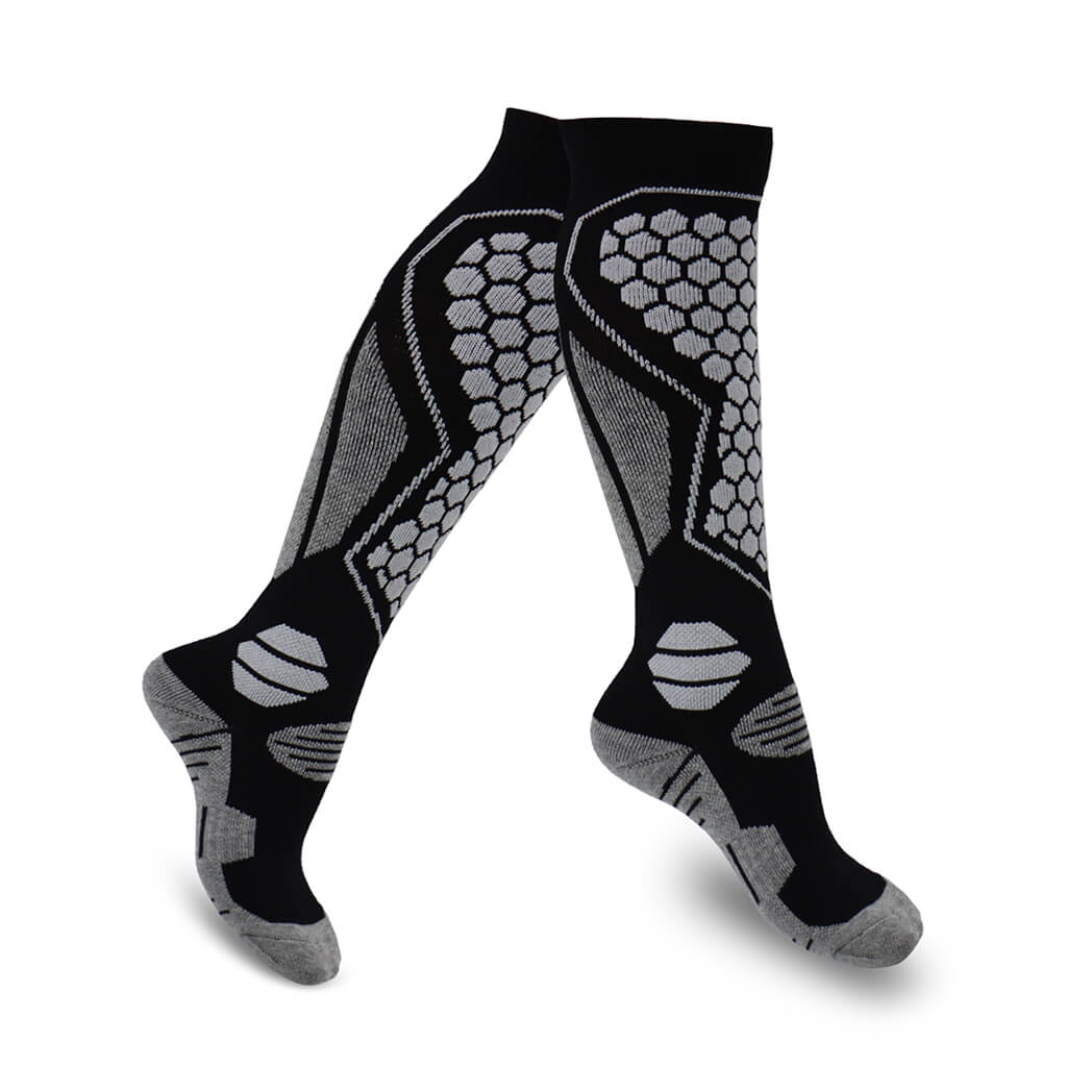HYKLE Merino Wool Compression Socks