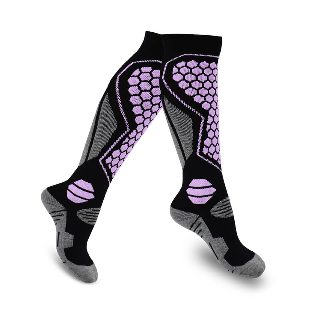 HYKLE Merino Wool Compression Socks