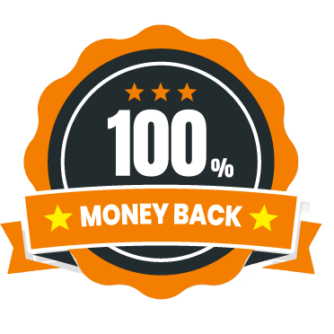 90-day money-back guarantee badge